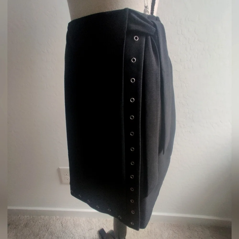 NWOT Lysse studded eyelets layered midi punk whimsigoth steampunk skirt (XS)